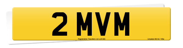 Registration number 2 MVM